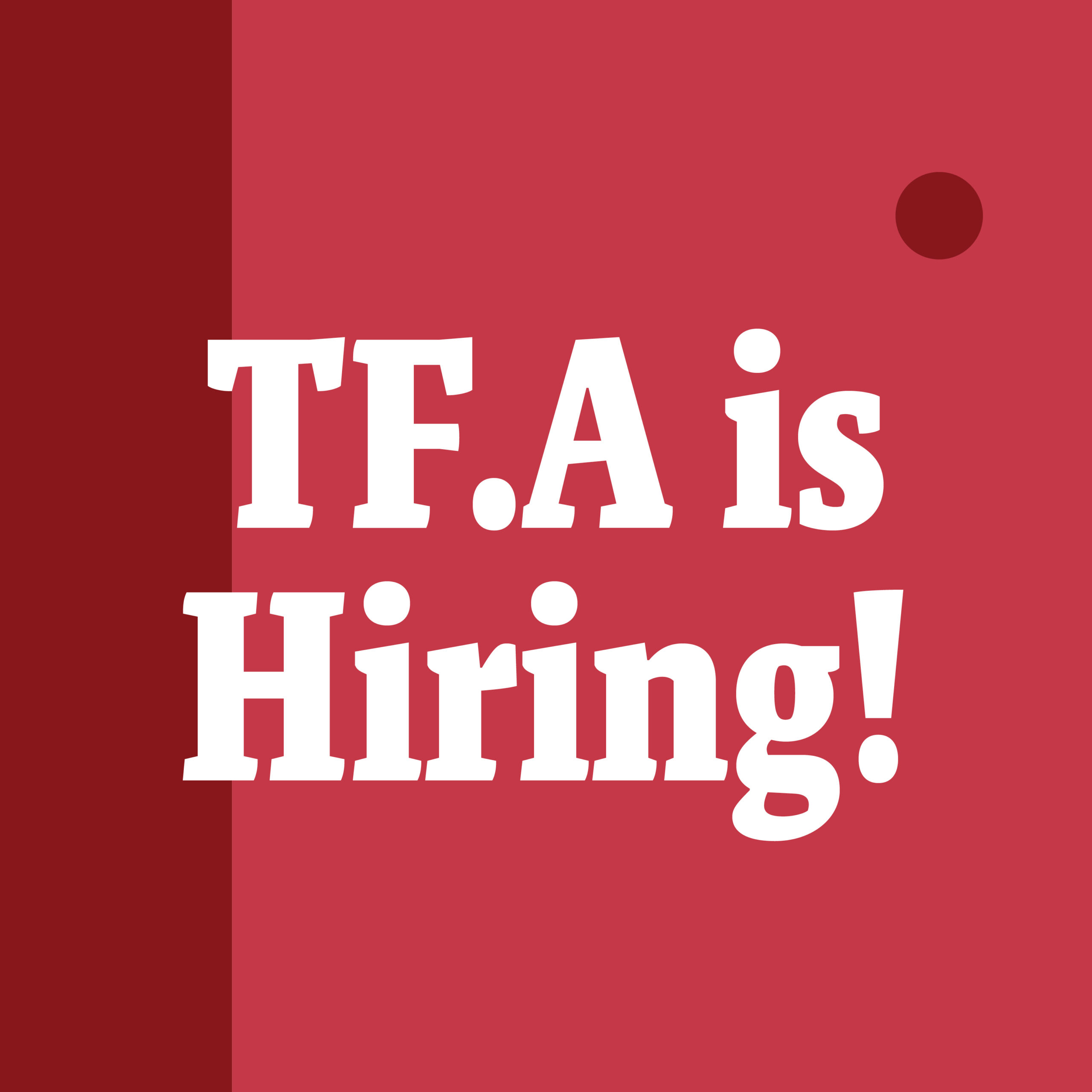 A love of food and a sense of humour is essential!