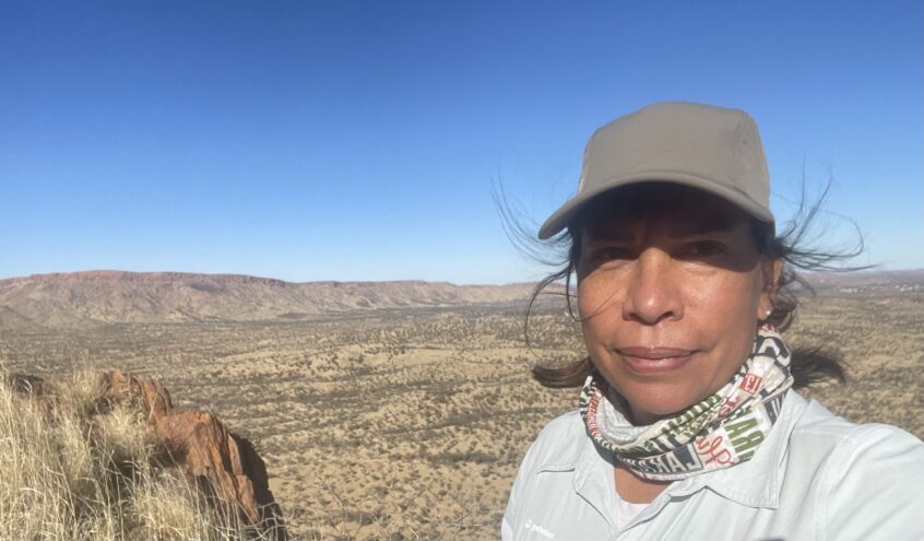 Pictured on trail between Anthwerrke (Emily Gap) and Atherrke (Jessie Gap)